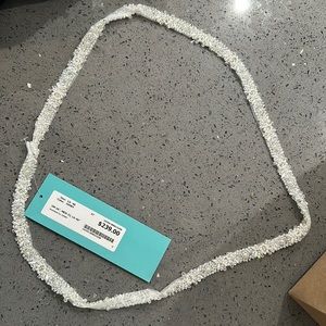 Ivory wedding belt for dress